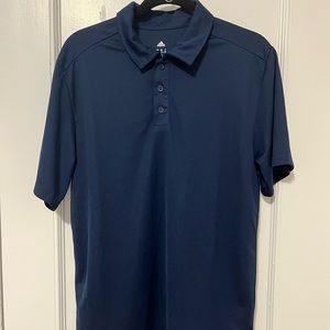 Adidas Mens Navy Blue Climalite Polo